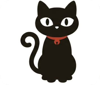 黒猫の占い師ツヅリ